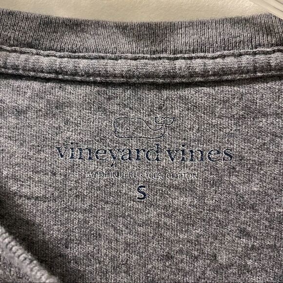 Vineyard Vines Long-Sleeve Snowman Whale 2016 Pocket T-Shirt - Size Small - Picture 5 of 7